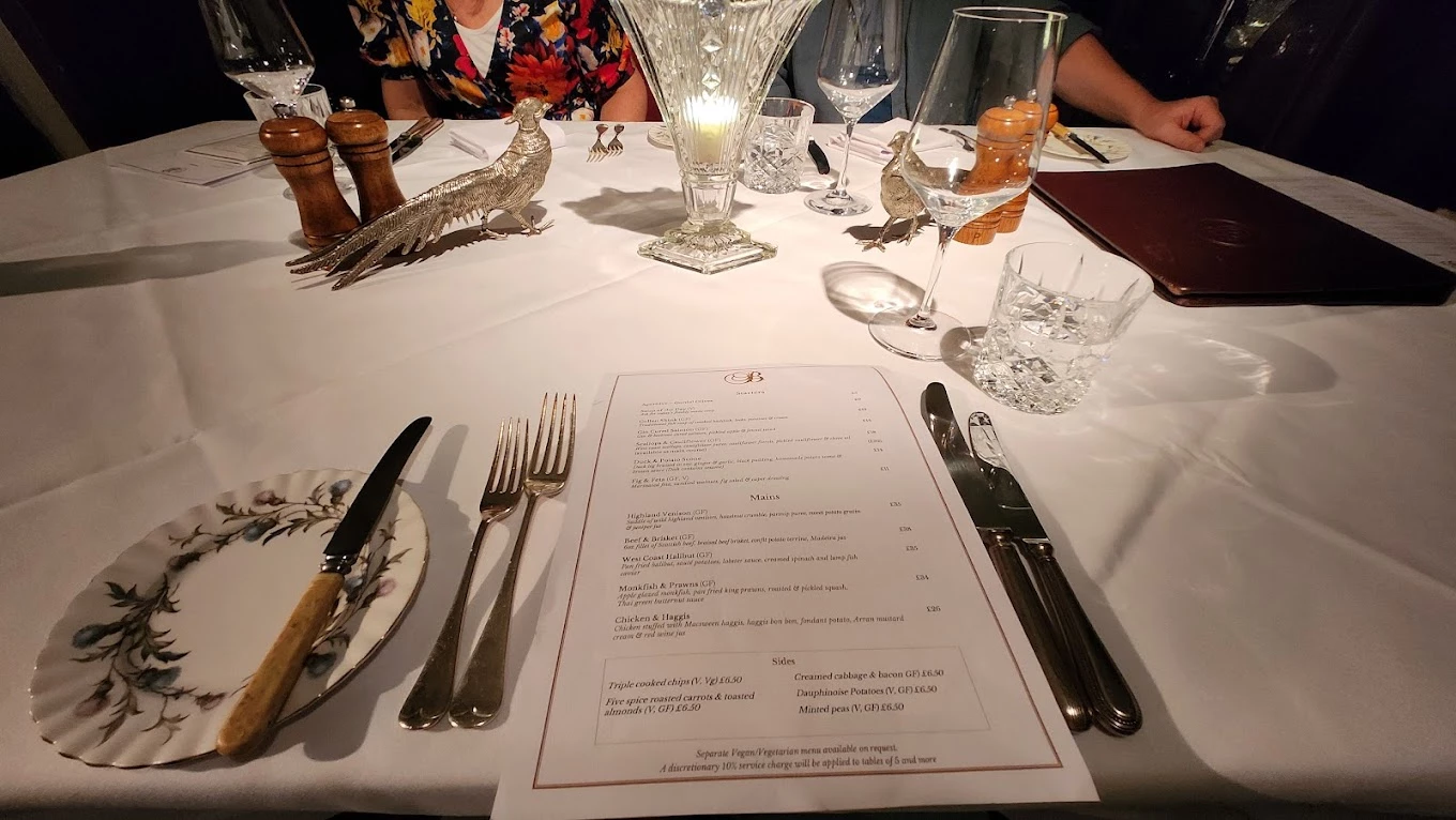 The Buttery menu 1