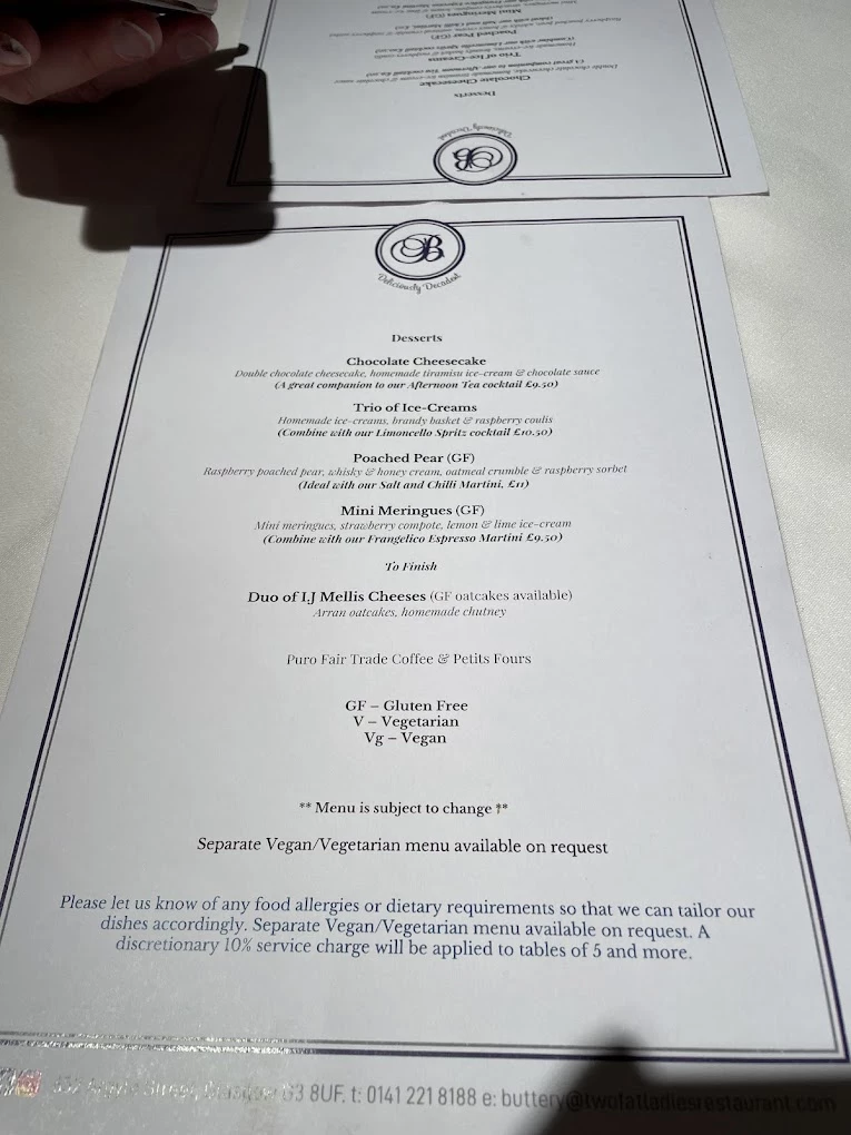 The Buttery menu 11