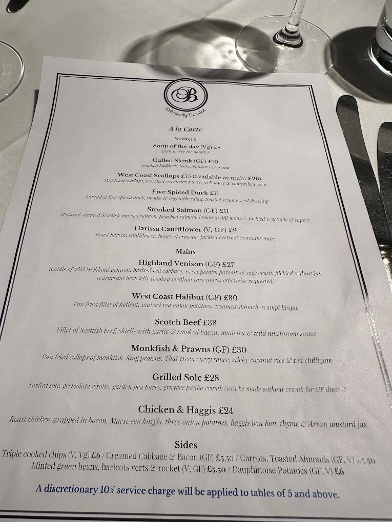 The Buttery menu 9