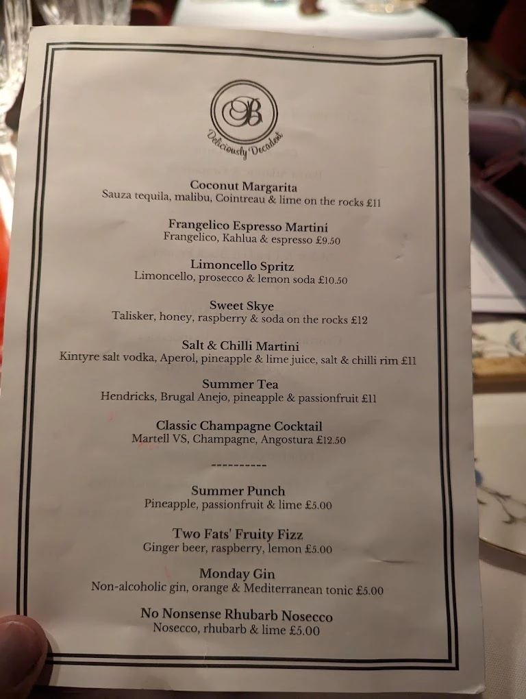 The Buttery menu 4
